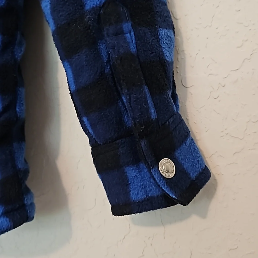 7 for all Mankind Boys heavyweight plaid jacket, size ?medium